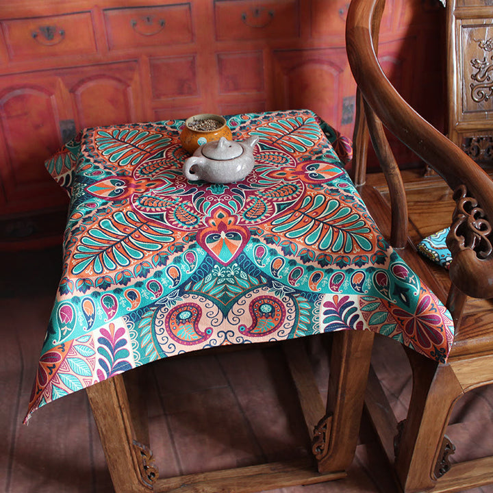 Boho Mandala Obrus Dekoracja Stołu Domowego