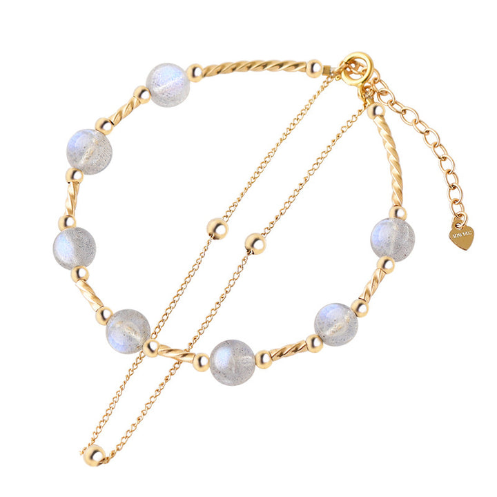 Bransoletka z łańcuszkiem Moonstone Positive Charming