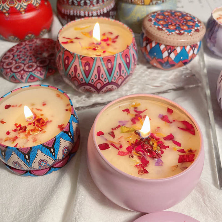 Biała herbata, kwiat imbiru, lawenda, gardenia, zapachowa świeca sojowa, prezent dla rodziny i przyjaciół - image 3