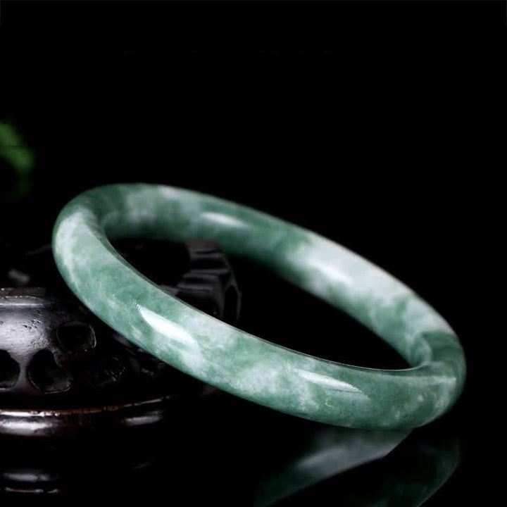 Bransoletka z naturalnego jadeitu , Buddha Stones , szczęścia i obfitości