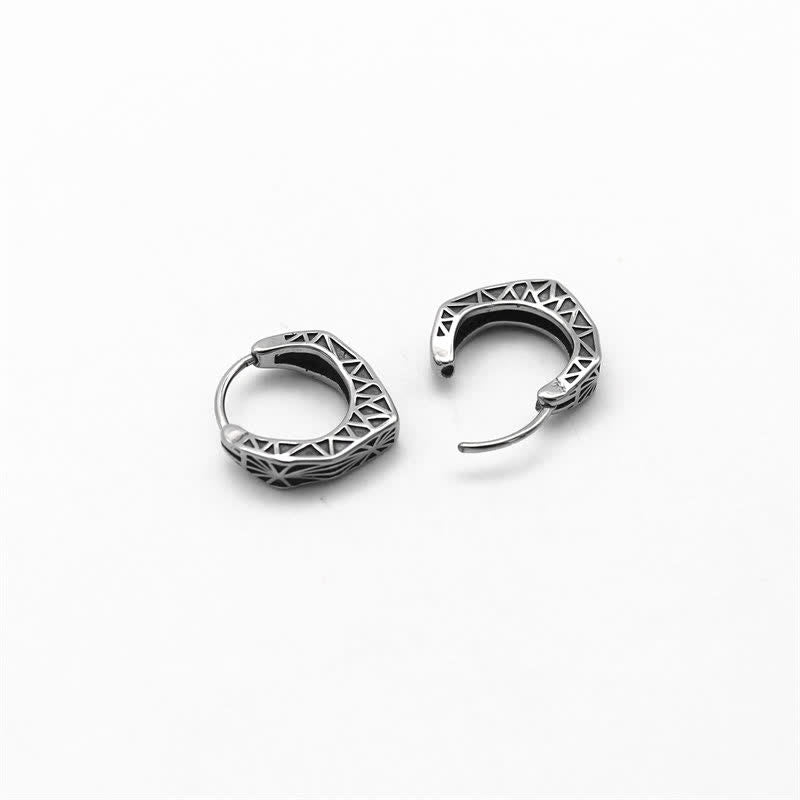 Kolczyki Viking Hoop Titanium Steel Balance - image 10