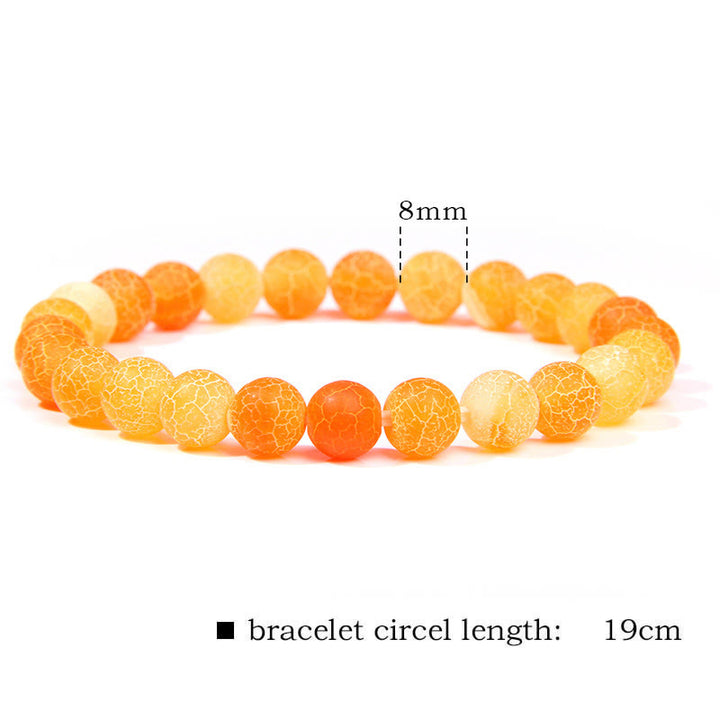 Bransoletka z koralików Natural Agat Stone Crystal Balance