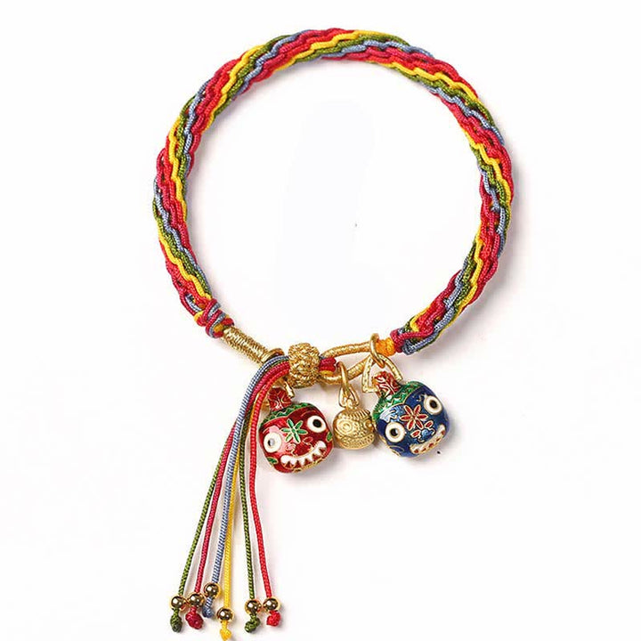 Bransoletka ochronna ze sznurka Reincarnation Knot Luck String