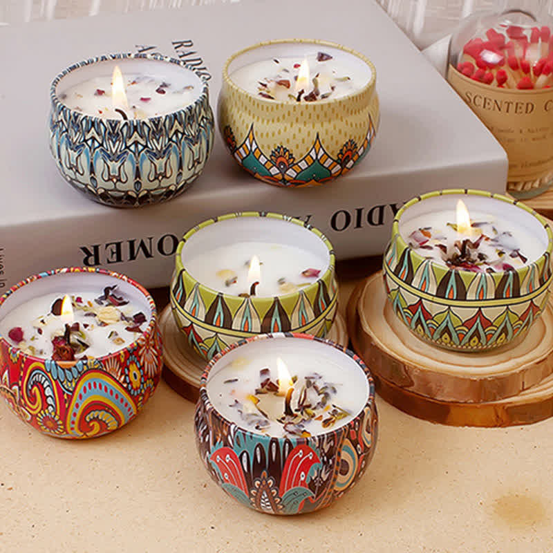 Biała herbata, kwiat imbiru, lawenda, gardenia, zapachowa świeca sojowa, prezent dla rodziny i przyjaciół - image 10