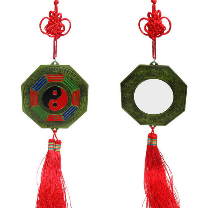 Feng Shui Bagua Mapa Chińskie Węzły Harmonii Energii Lustro