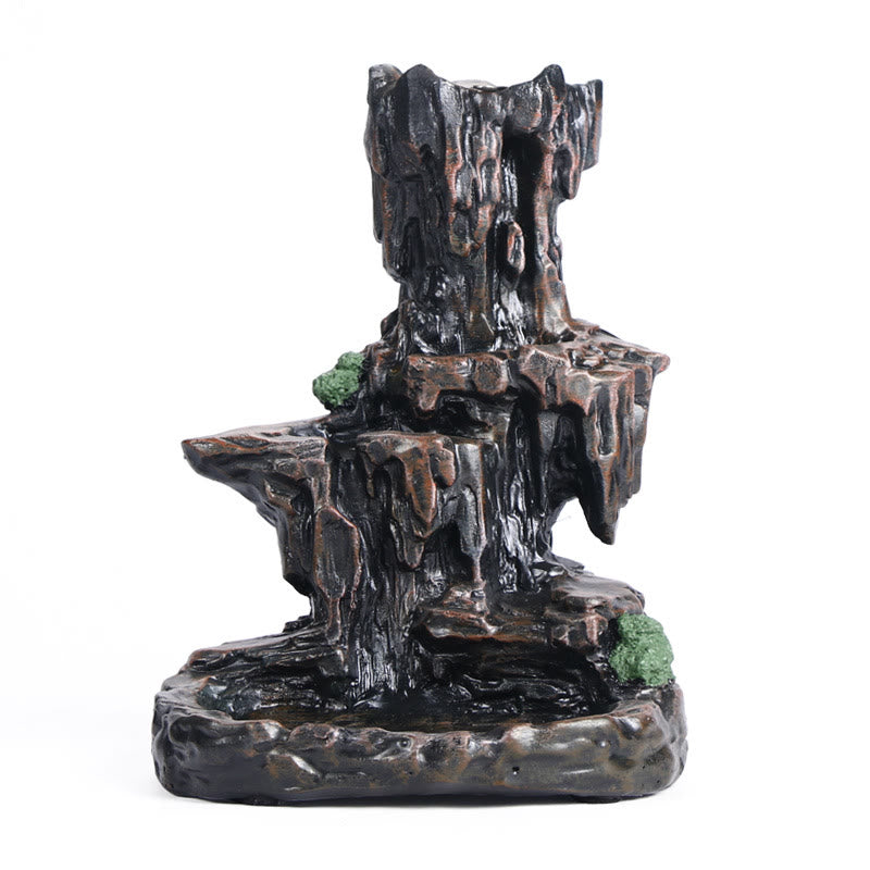 Kadzielnica do Buddha Stones , wodospadem i przepływem zwrotnym, wieża górska, uchwyty na kadzidełka