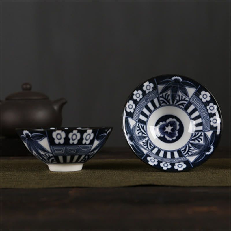Buddha Stones Kwiaty Fu Charakter Góry Lotos Kwiaty Wiśni Ceramiczny Filiżanka Kung Fu Filiżanka do herbaty