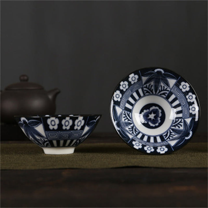 Buddha Stones Kwiaty Fu Charakter Góry Lotos Kwiaty Wiśni Ceramiczny Filiżanka Kung Fu Filiżanka do herbaty