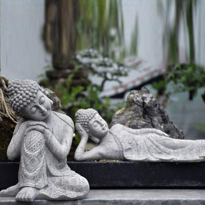 Buddha Stones Tybetańska Medytacja Buddy Błogosławieństwo Współczucie Spokój Dekoracja Domu - image 2