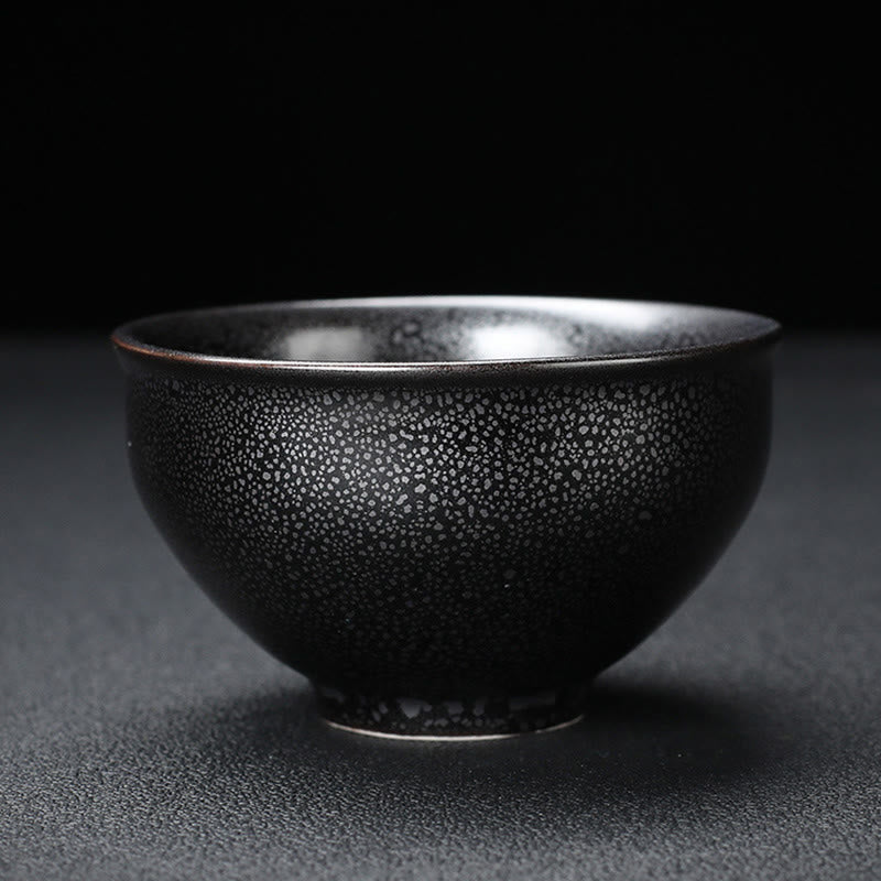 Buddha Stones Złoty liść chiński Jianzhan smok feniks lotos Awalokiteśwara ryba koi ceramiczna filiżanka do herbaty Tenmoku Kung Fu filiżanka miska - image 3