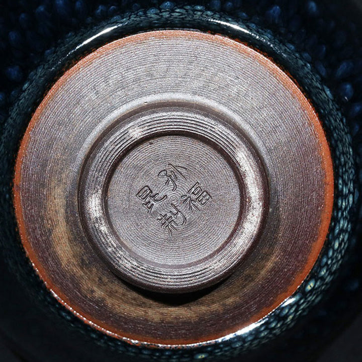 Buddha Stones ręcznie robione Niebieski Francolinus Spot Chiński Jianzhan Ceramiczny Filiżanka do herbaty Kung Fu Filiżanka do herbaty Miska - image 6