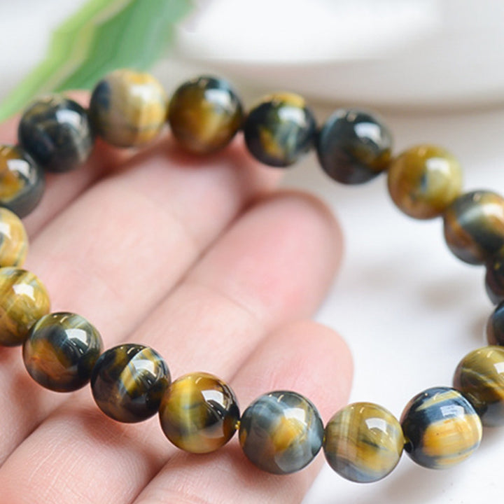 Bransoletka Buddha Stones Tiger Eye Protection Courage Strength