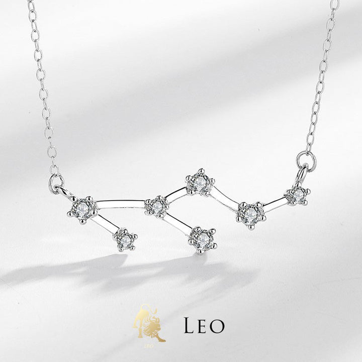 Buddha Stones 925 Srebro Sterling 12 Konstelacji Zodiaku Astrologia Błogosławieństwo Naszyjnik Wisiorek - Lew - image 23