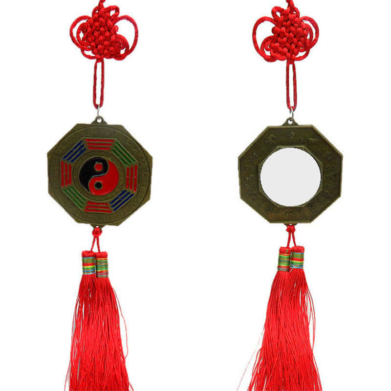 Feng Shui Bagua Mapa Chińskie Węzły Harmonii Energii Lustro - Mapa Bagua 7,5 CM - image 14