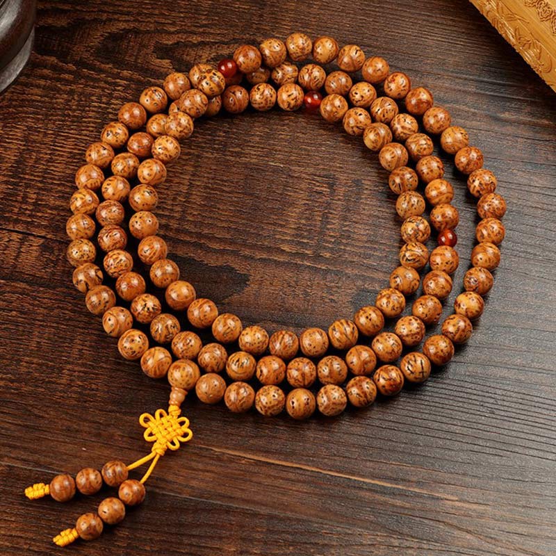 Bransoletka z Buddha Stones i nasion bodhi z tybetańskiej mądrości