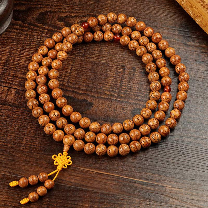 Bransoletka z Buddha Stones i nasion bodhi z tybetańskiej mądrości