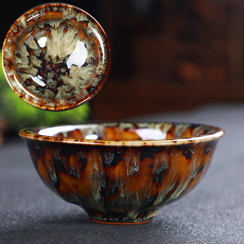 Buddha Stones Kolorowe Ceramiczne Filiżanki Do Herbaty Domowe Biuro Filiżanki Do Herbaty - DarkGoldenrod - image 56