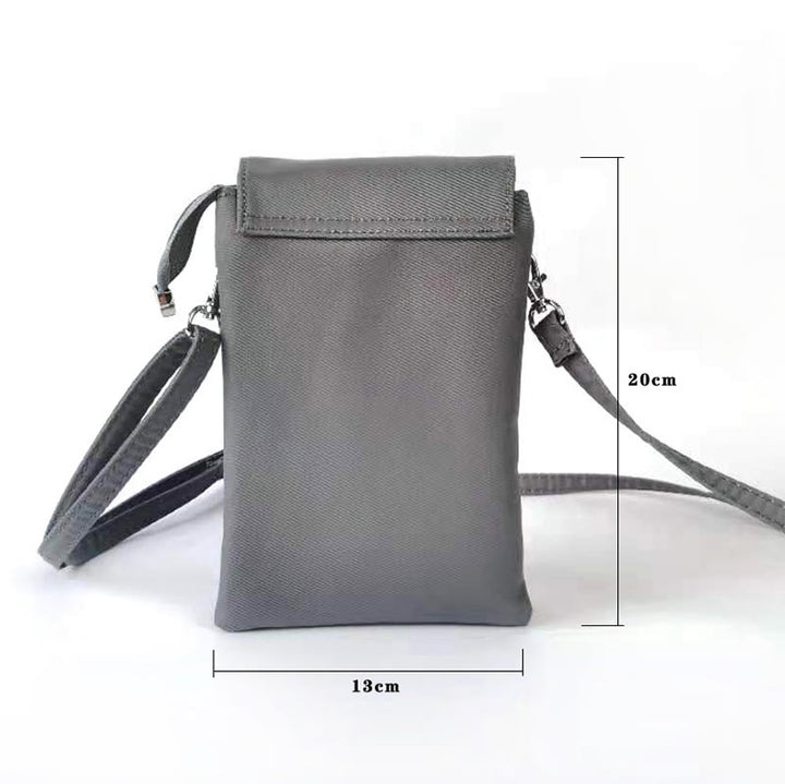 Buddha Stones Wodoodporna Ręcznie Haftowane Kwiaty Lotosu Torba Crossbody Torba Na Ramię Torba Na Telefon Komórkowy