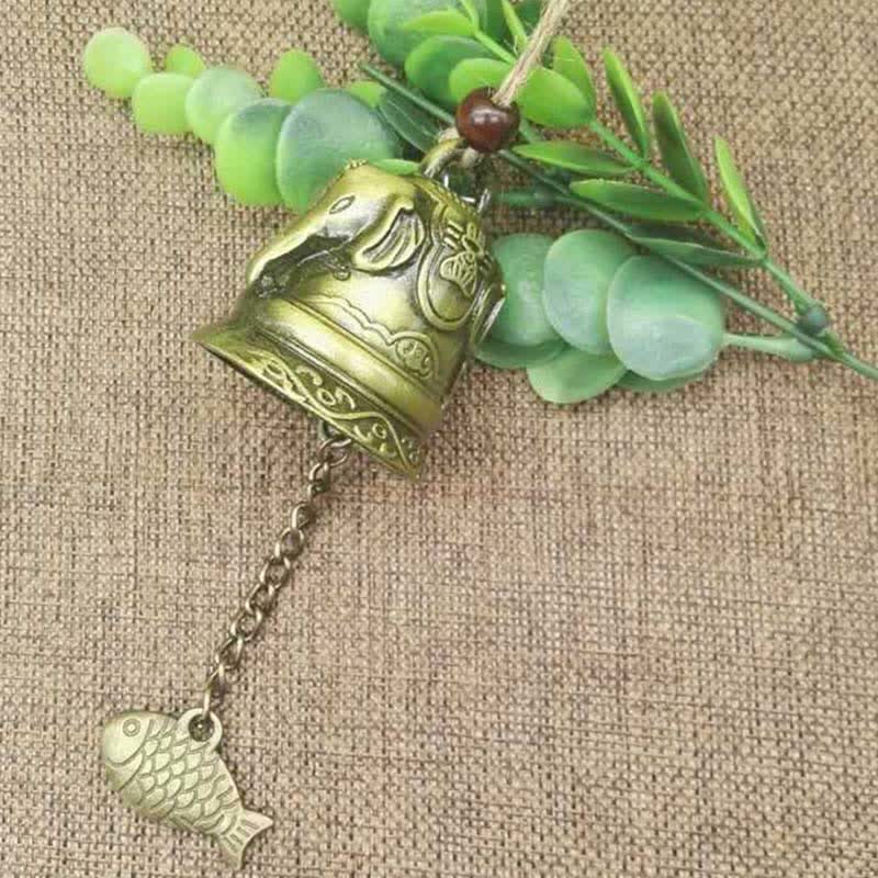 Buddha Stones Feng Shui Budda Koi Ryba Smok Słoń Wiatr Dzwonek Szczęście Dekoracja Ścienna