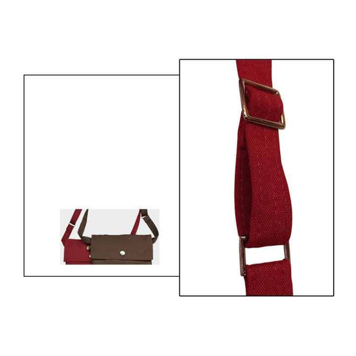 Ręcznie robiona OM Mantra haftowana duchowa praktyka umysłu bawełniana torba typu crossbody torba na ramię torba na telefon komórkowy - image 7