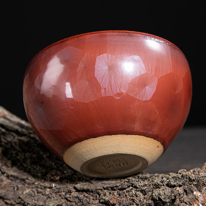 Buddha Stones ręcznie robione chińskie Jianzhan Lotus Design Ceramiczny kubek do herbaty Kung Fu