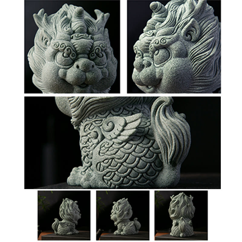 Buddha Stones FengShui Małe PiXiu Bogactwo Szczęście Dekoracja Domu
