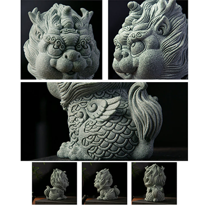 Buddha Stones FengShui Małe PiXiu Bogactwo Szczęście Dekoracja Domu