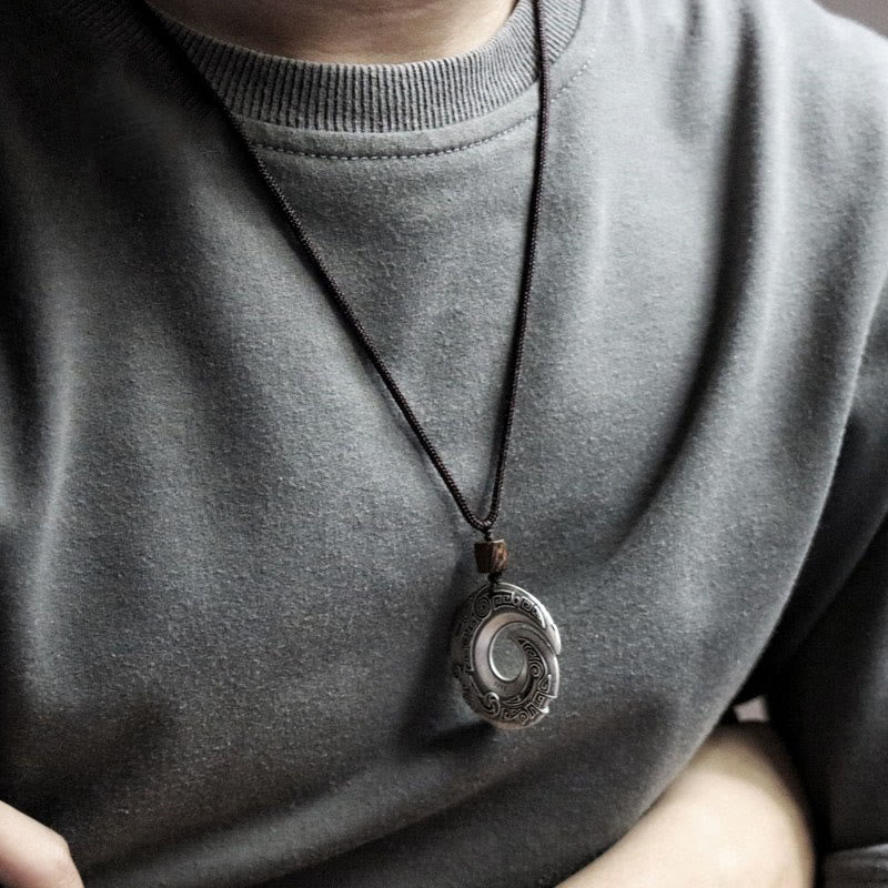 Buddha Stones poprawiają szczęście wzór miedziany naszyjnik szczęście wisiorek