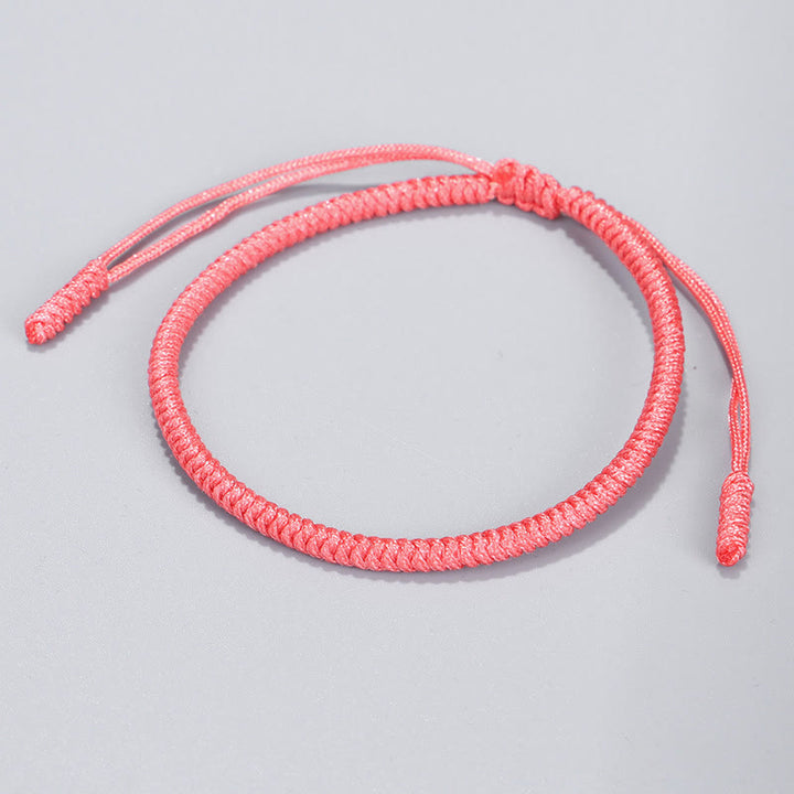 Buddha Stones Tybetańskie 3 sztuki King Kong Knot Protection Braided Bracelet