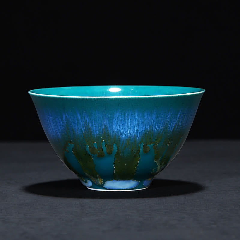 Buddha Stones Chińskie Jianzhan Glaze Kiln Change Ceramic Tea Cup Tenmoku Kung Fu Tea Cup