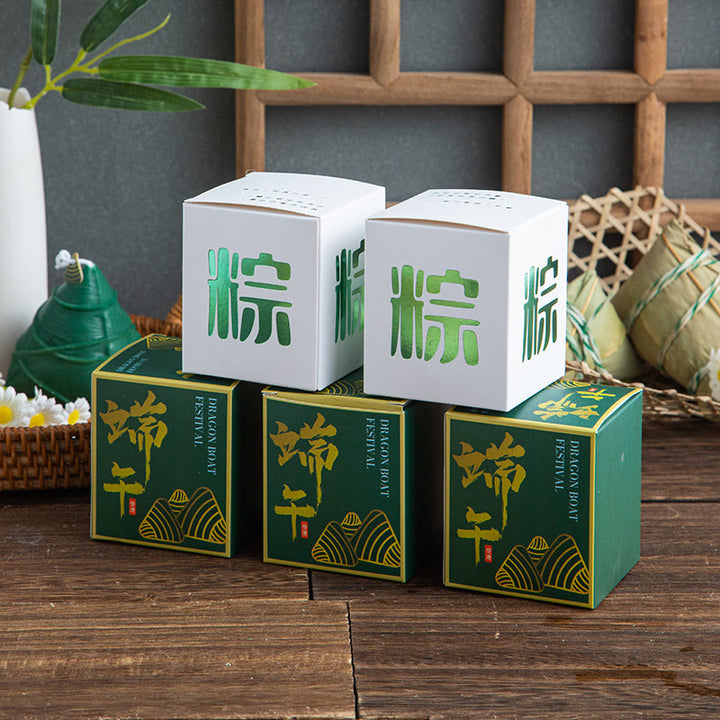 Buddha Stones , Festiwal Smoczych Łodzi, Wzór Zongzi, Świeca Zapachowa, Prezent Dla Rodziny, Przyjaciół