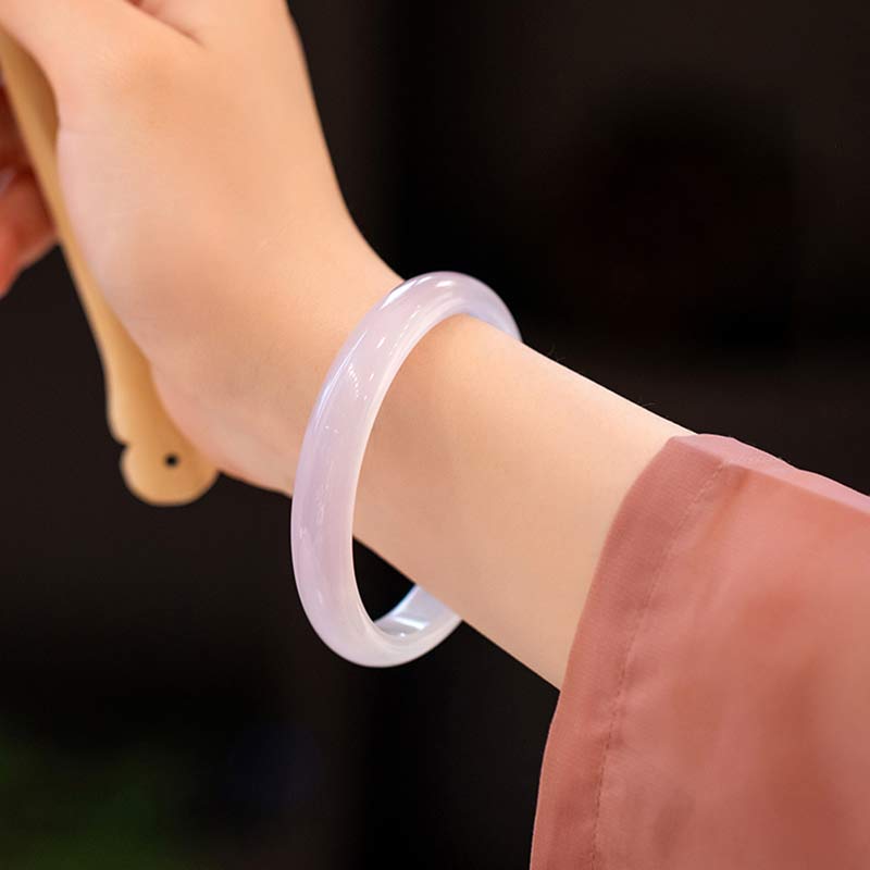 Buddha Stones Naturalne Chalcedon Harmonia Pozytywna Bransoletka Bangle - image 16