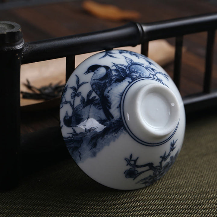 Buddha Stones Kwiaty Fu Charakter Góry Lotos Kwiaty Wiśni Ceramiczny Filiżanka Kung Fu Filiżanka do herbaty