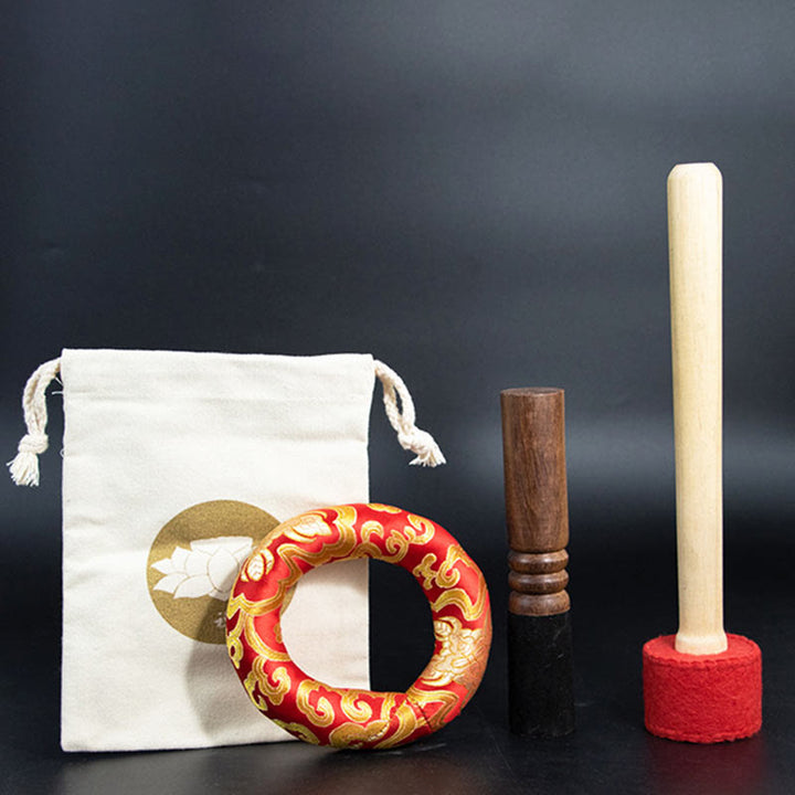 Tybetańska misa dźwiękowa do medytacji, ręcznie robiona, uzdrawiająca, jogiczna, uważnościowa, śpiewająca misa - image 11