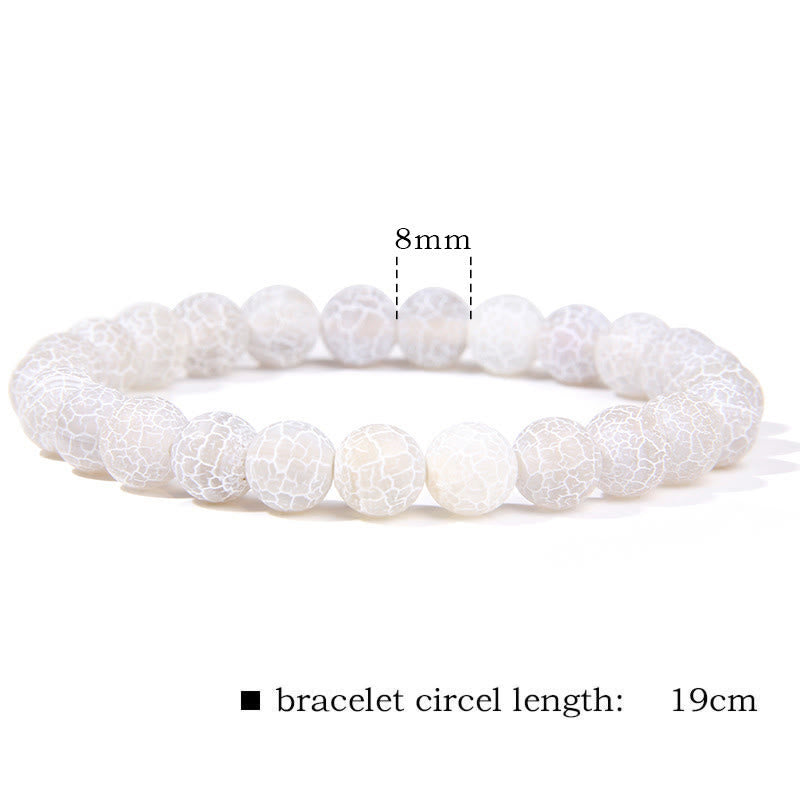 Bransoletka z koralików Natural Agat Stone Crystal Balance