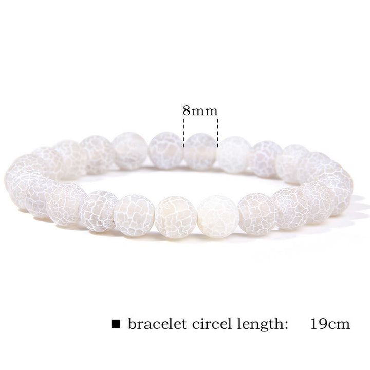 Bransoletka z koralików Natural Agat Stone Crystal Balance