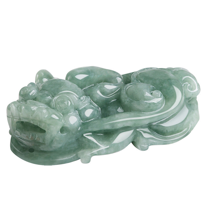 Buddha Stones Jade PiXiu Bogactwo Szczęście Naszyjnik Wisiorek - image 11