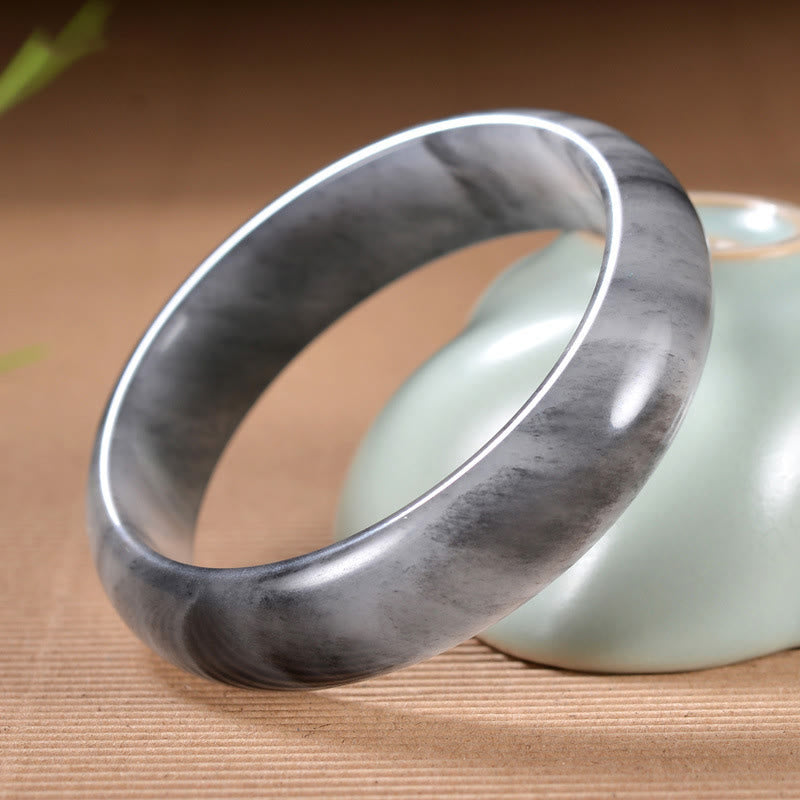 Bransoletka z naturalnego atramentu w kolorze złotego jedwabiu z jadeitu, Buddha Stones