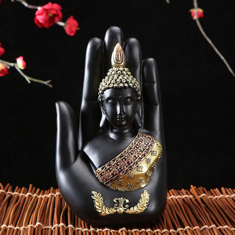Buddha Stones Tybetański Budda Błogosławieństwo Dekoracja FengShui