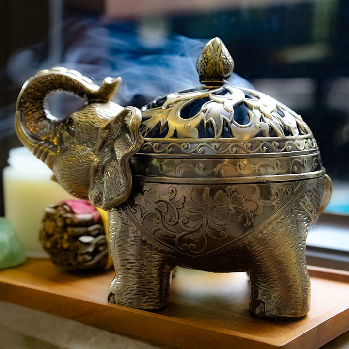 Buddha Stones Słoń Stop Kadzidełko Dekoracja Domu Kadzielnica