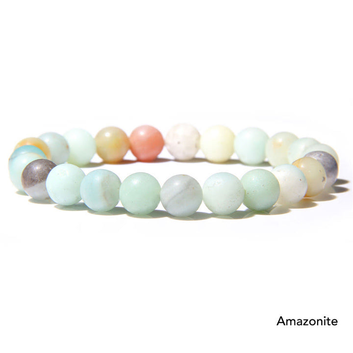 Bransoletka z koralików Natural Agat Stone Crystal Balance