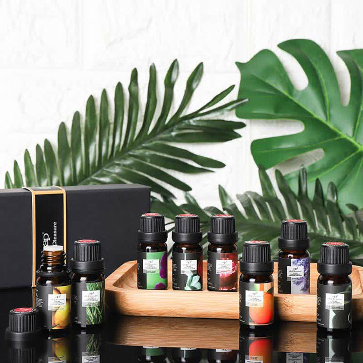 Buddha Stones 6 szt. Lawenda Pomarańcza Jaśmin Cytrynowa Trawa Uspokajający Aromaterapia Leczniczy Zestaw Olejków Eterycznych