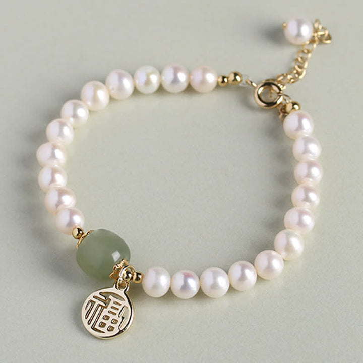 Buddha Stones Naturalne Perły Hetian Jade Szczęście Uzdrawiająca Bransoletka Koralikowa