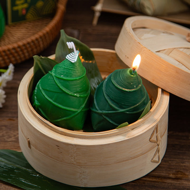 Buddha Stones , Festiwal Smoczych Łodzi, Wzór Zongzi, Świeca Zapachowa, Prezent Dla Rodziny, Przyjaciół