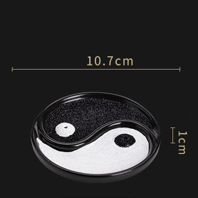 Buddha Stones Yin Yang Zen Balance Uchwyt na kadzidełka