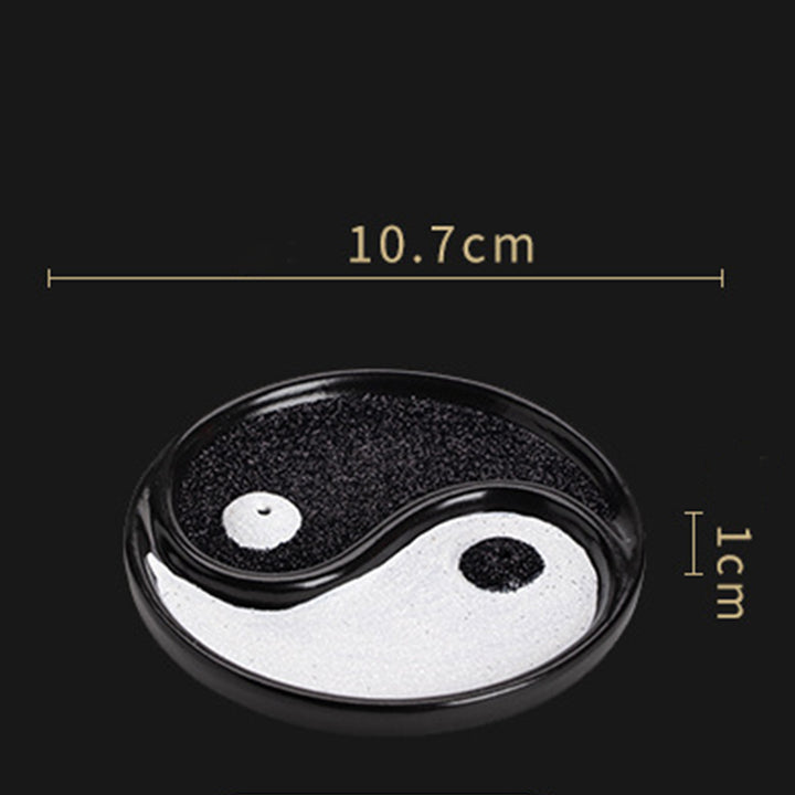 Buddha Stones Yin Yang Zen Balance Uchwyt na kadzidełka