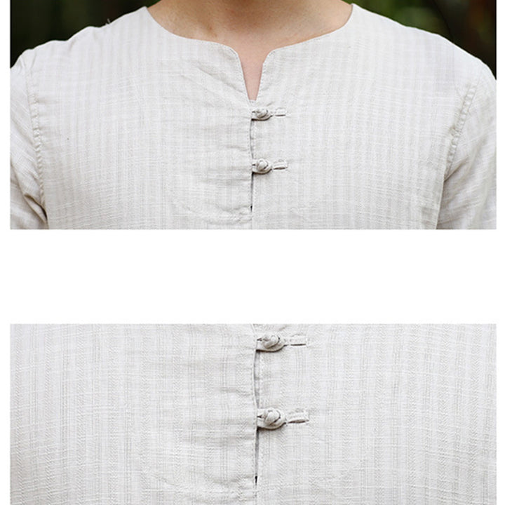 Buddha Stones Medytacja Modlitwa Duchowa Praktyka Zen Jednolity Ubiór Męski Zestaw - image 9