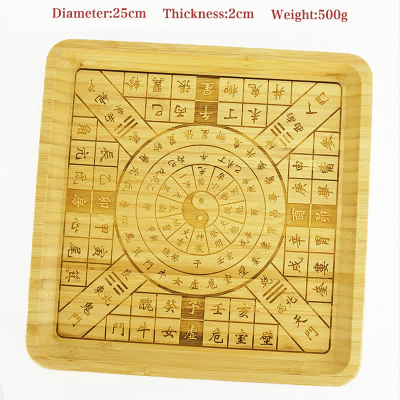 Mapa Feng Shui Bamboo Bagua Mapa Harmonii Energii - Mapa kwadratowa Bagua - image 11