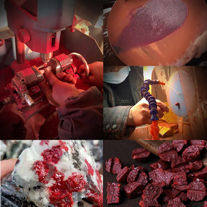 Buddha Stones 925 Srebro Sterlingowe Chiński Zodiak Natal Budda Cynober Om Mani Padme Hum Spokojna Bransoletka - image 19