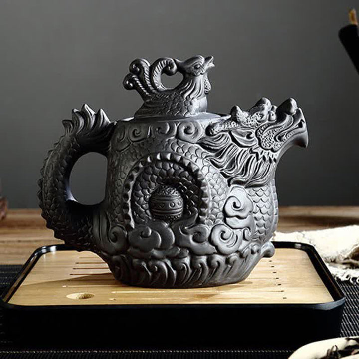 Ceramiczny czajniczek Vintage Dragon Phoenix